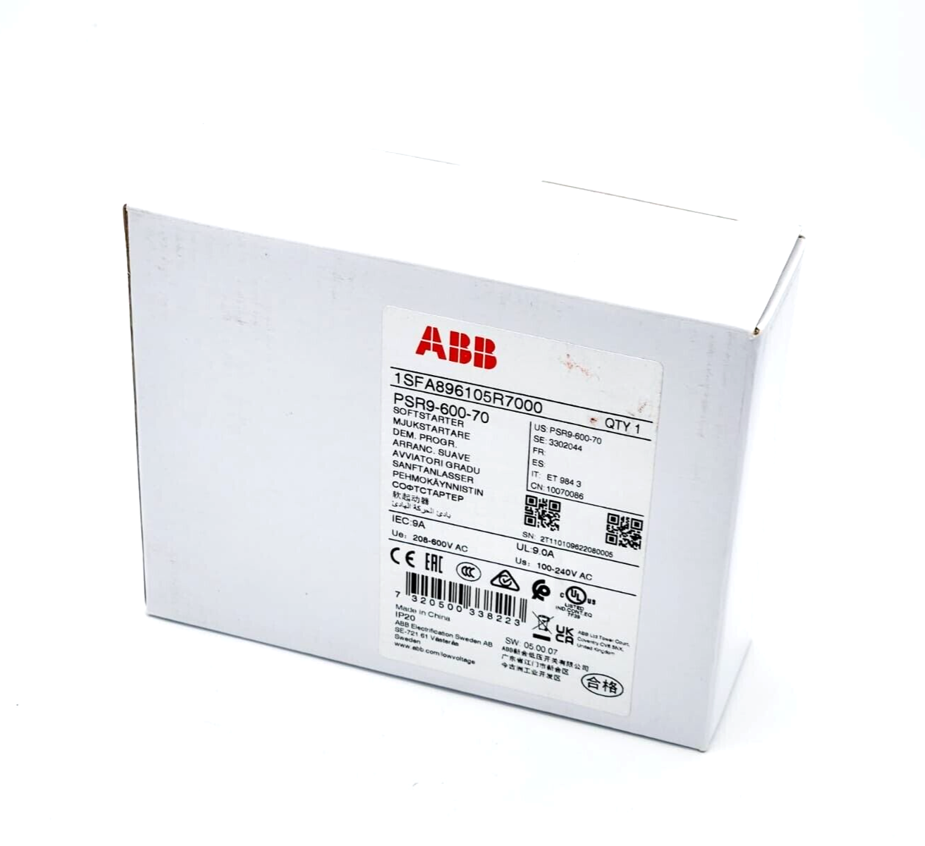 ABB 1SFA896105R7000 PSR9-600-70 Sanftanlasser 100-240VAC - A&T Onlineshop