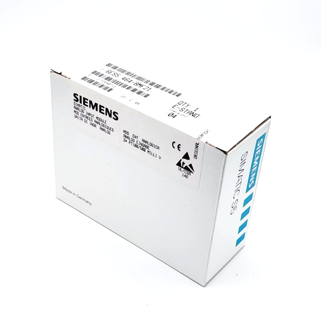 Siemens 6ES5464-8MF21 SIMATIC S5, Analogeingabe 464 - A&T Onlineshop