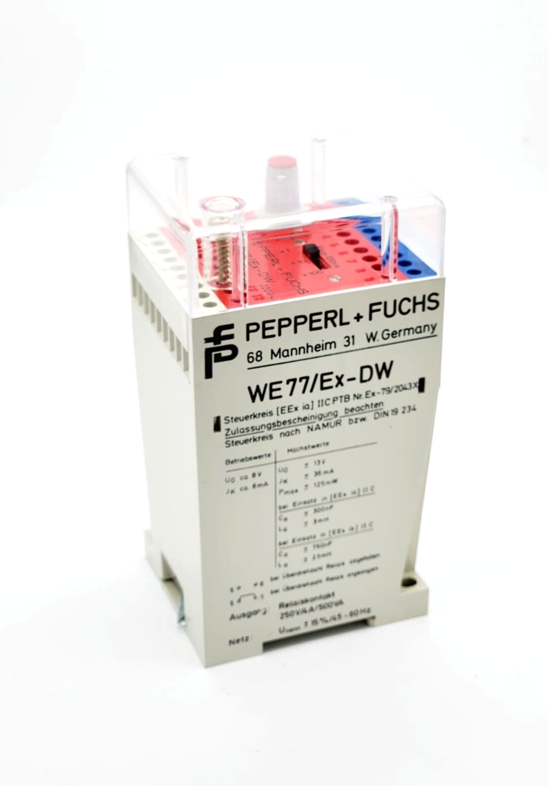 Pepperl+Fuchs WE77/Ex-DW Schaltverstärker Steuerkreis EX-79/2043 X - A&T Onlineshop