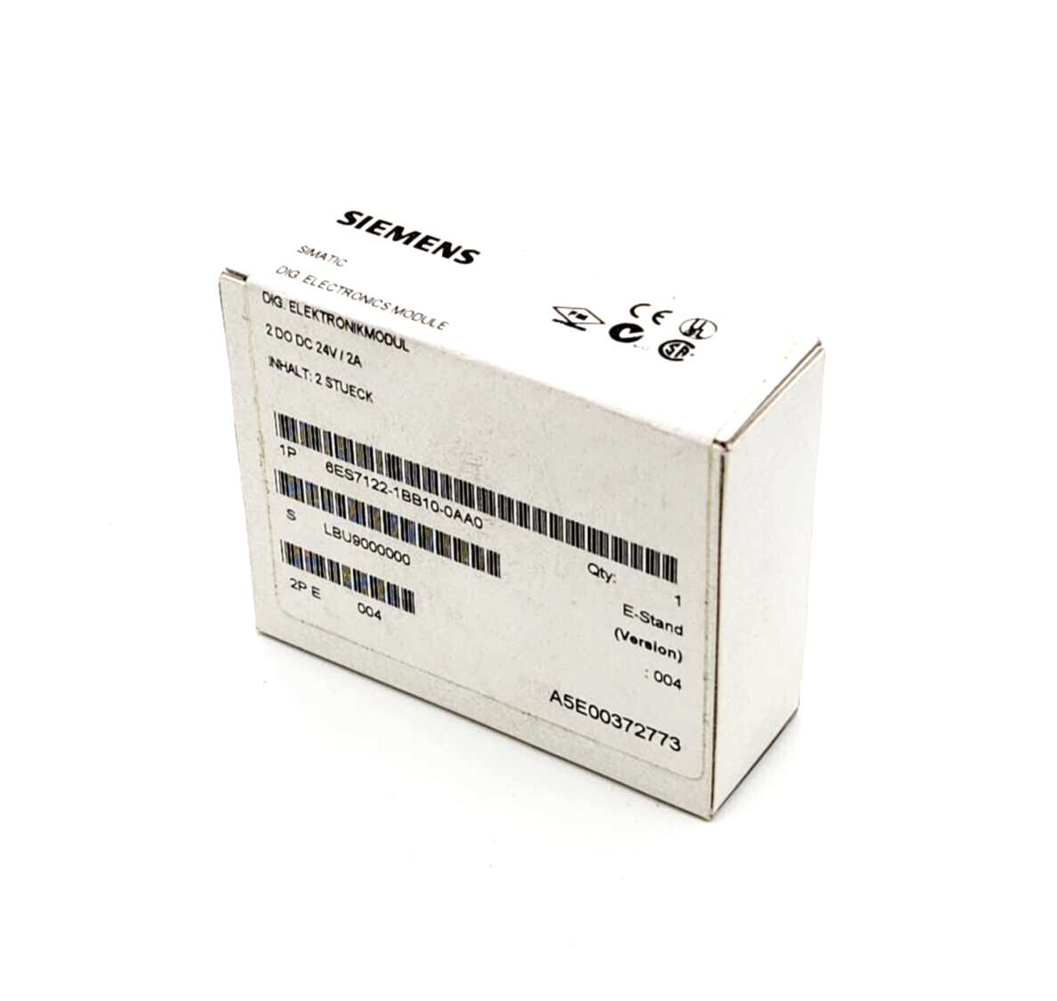 Siemens 6ES7122-1BB10-0AA0 SIMATIC SC Elektronikmodul, Inhalt: 2 Stück - A&T Onlineshop