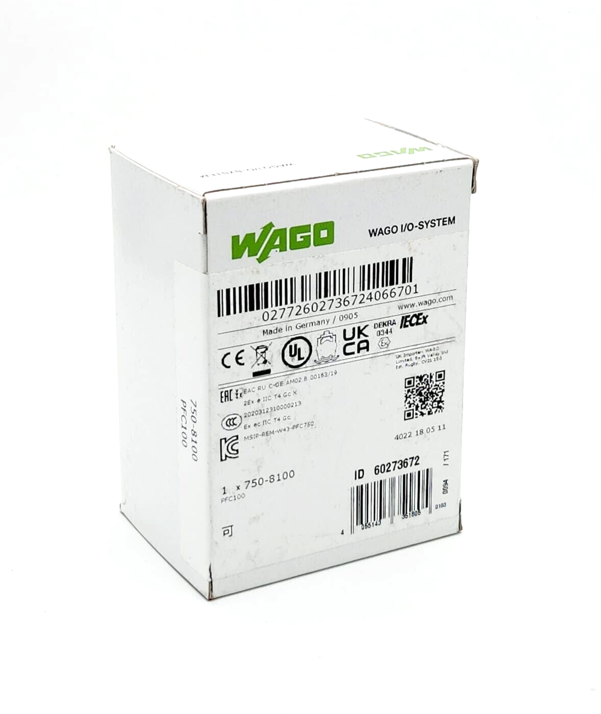 Wago 750-8100 Controller PFC100 2 x ETHERNET ECO - A&T Onlineshop