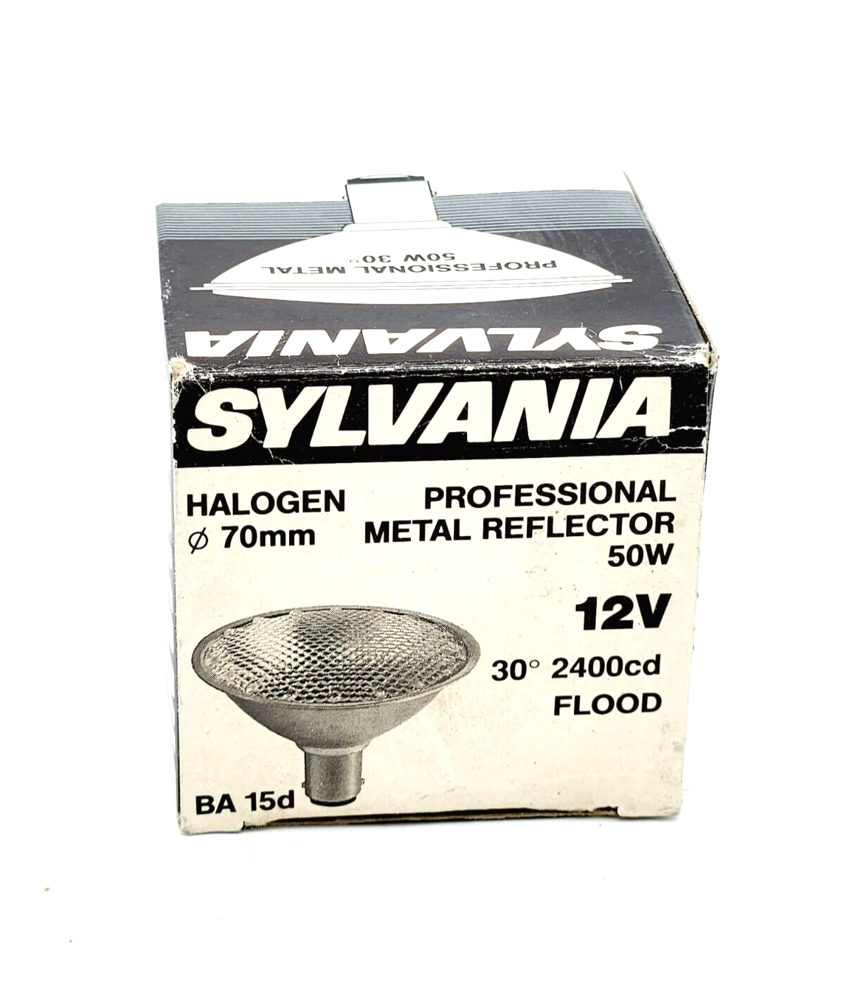 Sylvania METAL PROFESSIONAL REFLECTOR 70mm 12V 50W 30° Flood BA15d - A&T Onlineshop