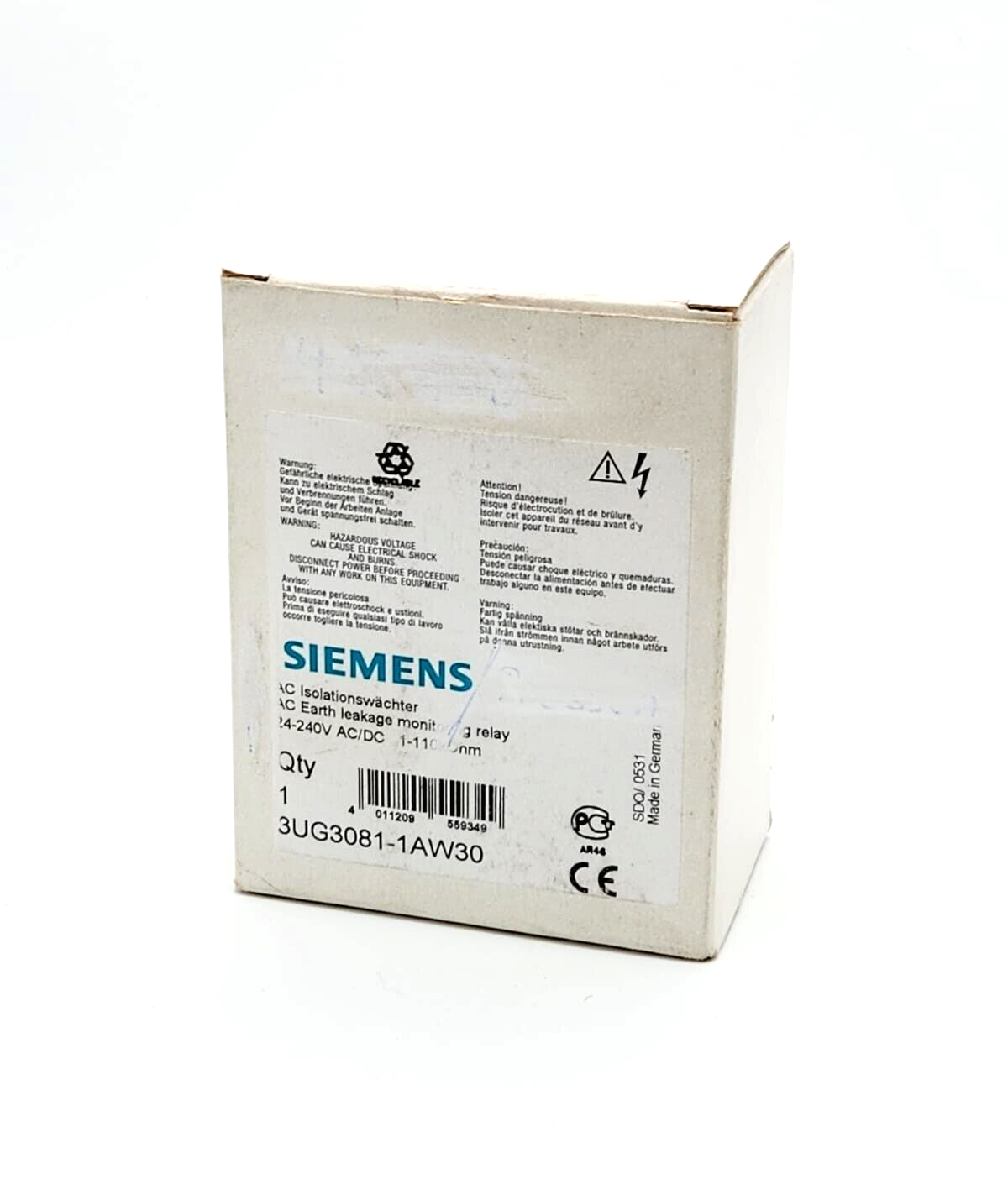 Siemens 3UG3081-1AW30 Isolationswächter für ungeerdete AC-Netze AC/DC 24-240V - A&T Onlineshop