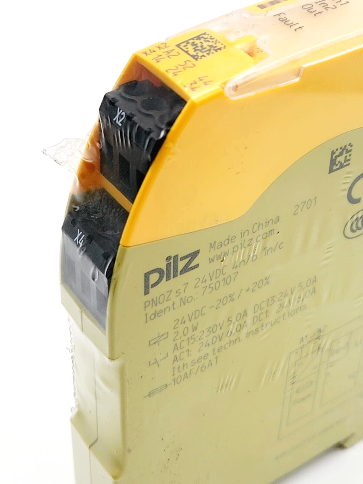 Pilz 750107 PNOZ s7 Sicherheitsschaltgerät 24VDC 4 n/o 1 n/c - A&T Onlineshop