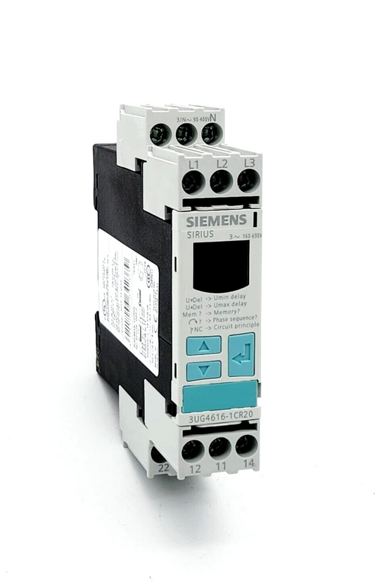 Siemens 3UG4616-1CR20 Digitales Überwachungsrelais für 3-Phasen - A&T Onlineshop