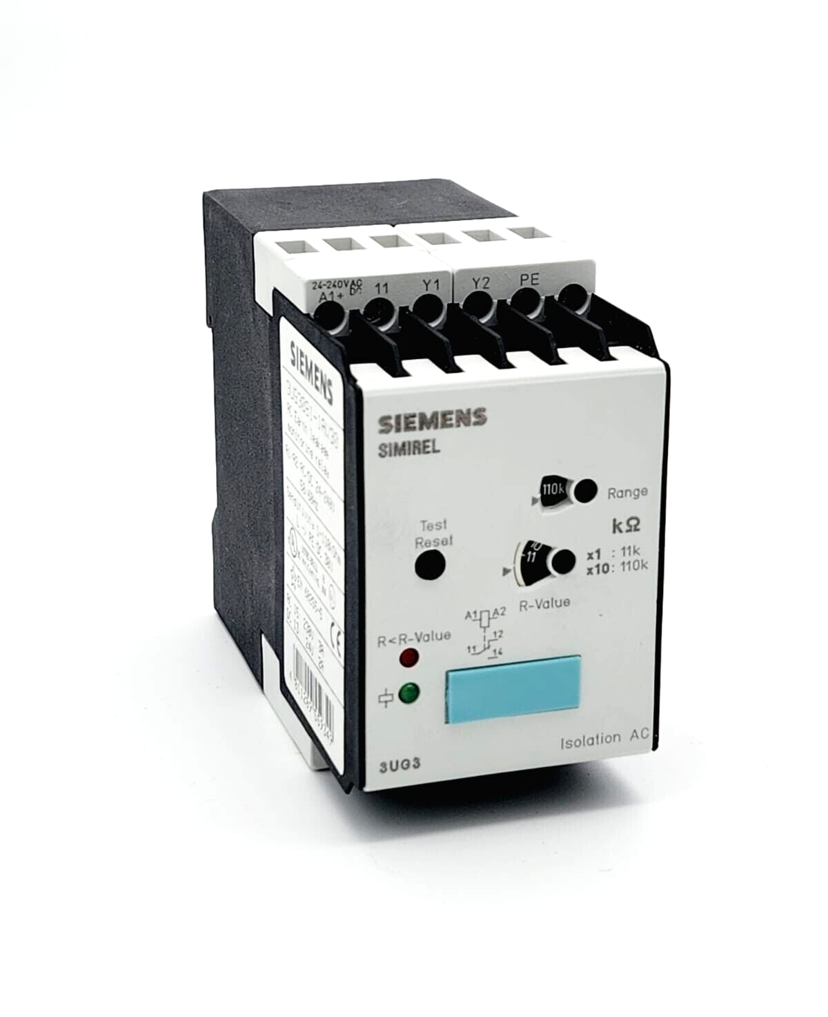 Siemens 3UG3081-1AW30 Isolationswächter für ungeerdete AC-Netze AC/DC 24-240V - A&T Onlineshop