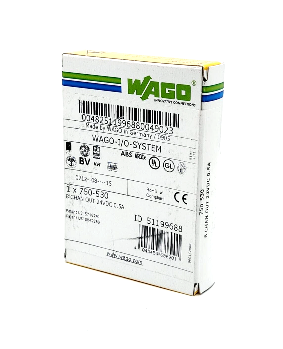 Wago 750-530 8-Kanal-Digitalausgang DC 24 V 0,5 A - A&T Onlineshop