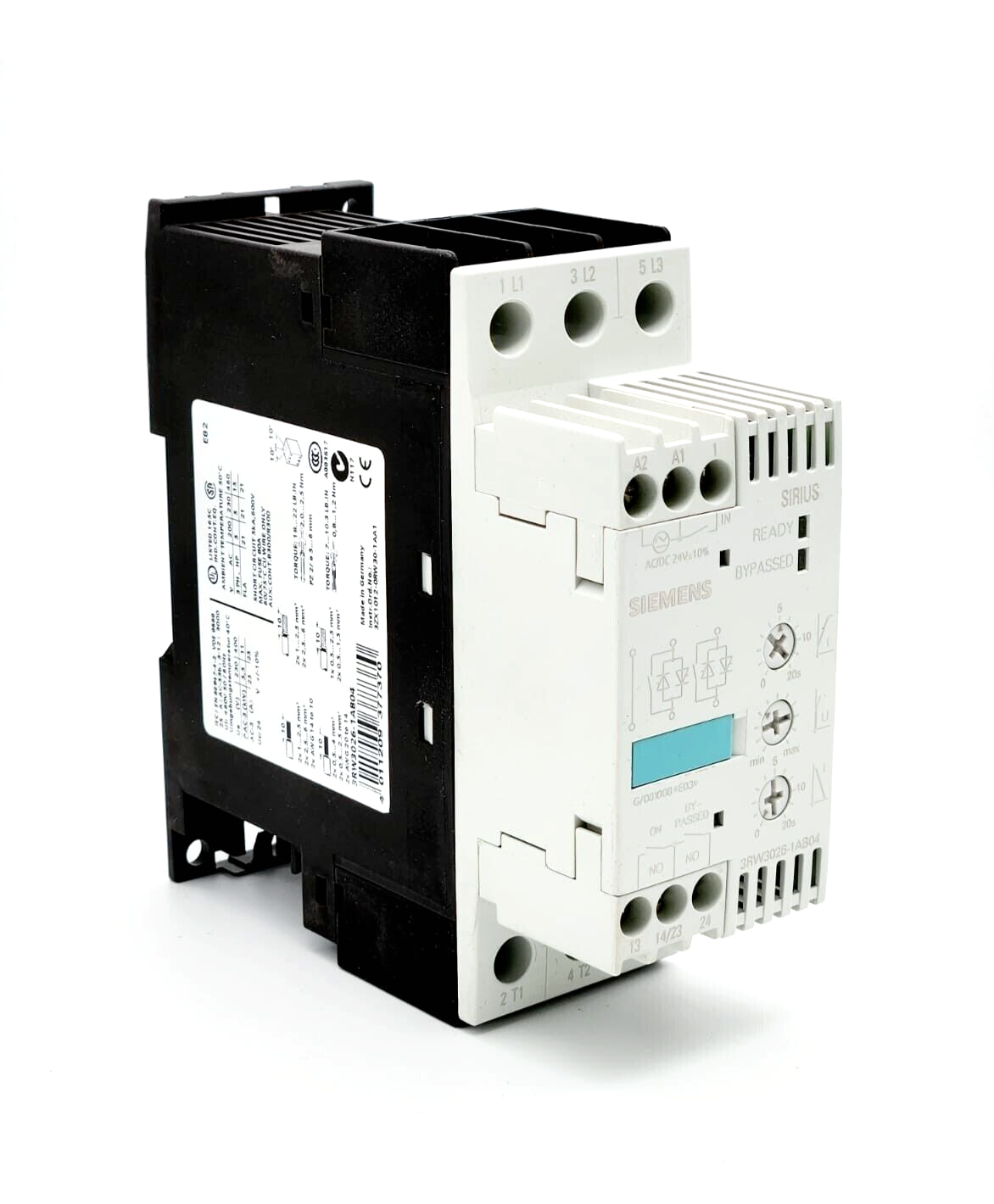 Siemens 3RW3026-1AB04 SIRIUS Sanftstarter S0 25A 11kW/400V AC 200-460 V - A&T Onlineshop