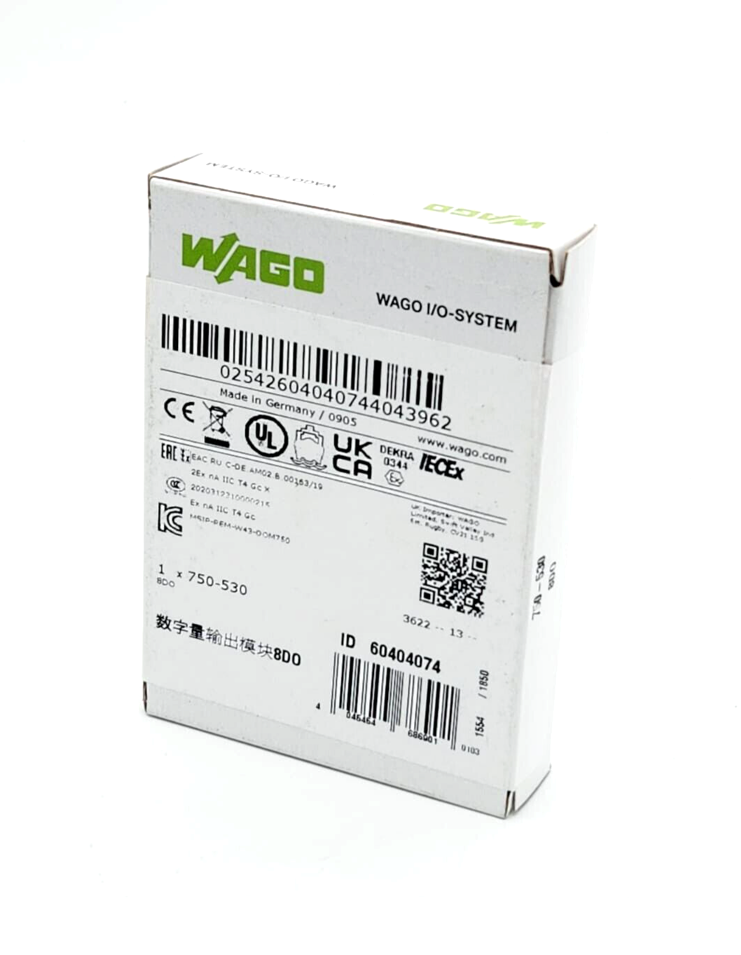 Wago 750-530, 8-Kanal-Digitalausgang, DC 24V 0,5A - A&T Onlineshop