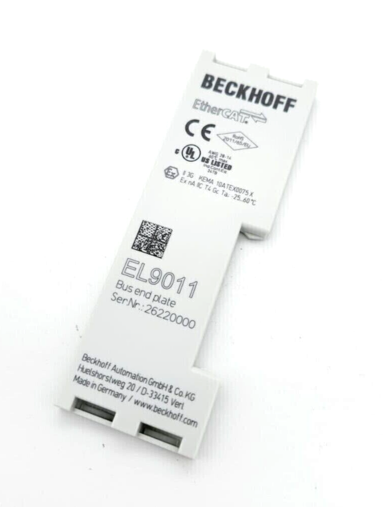 Beckhoff EL9011 EtherCAT Bus End Abdeckplatte - A&T Onlineshop