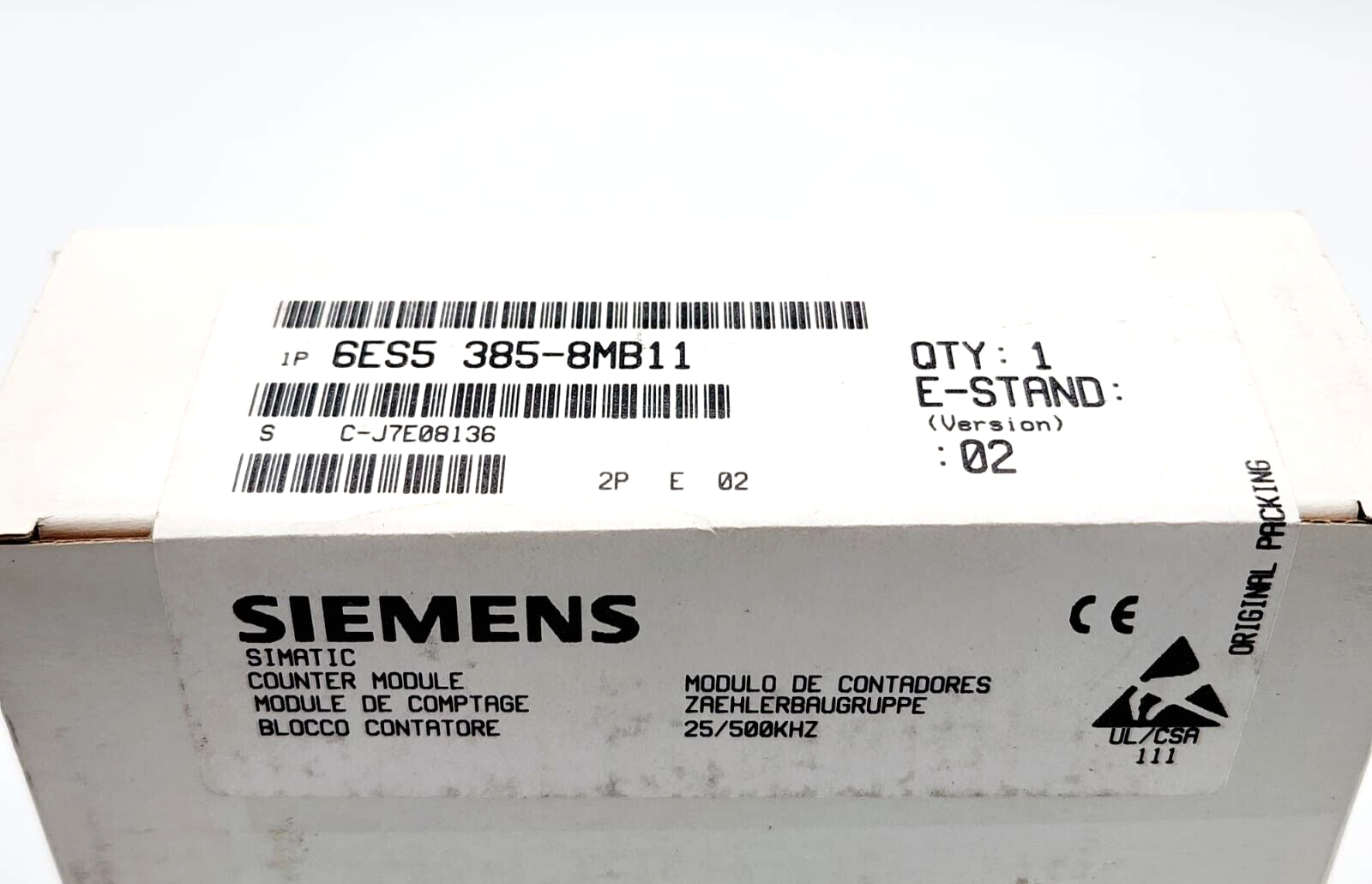 Siemens 6ES5385-8MB11 SIMATIC S5 Zählerbaugruppe 385B - A&T Onlineshop