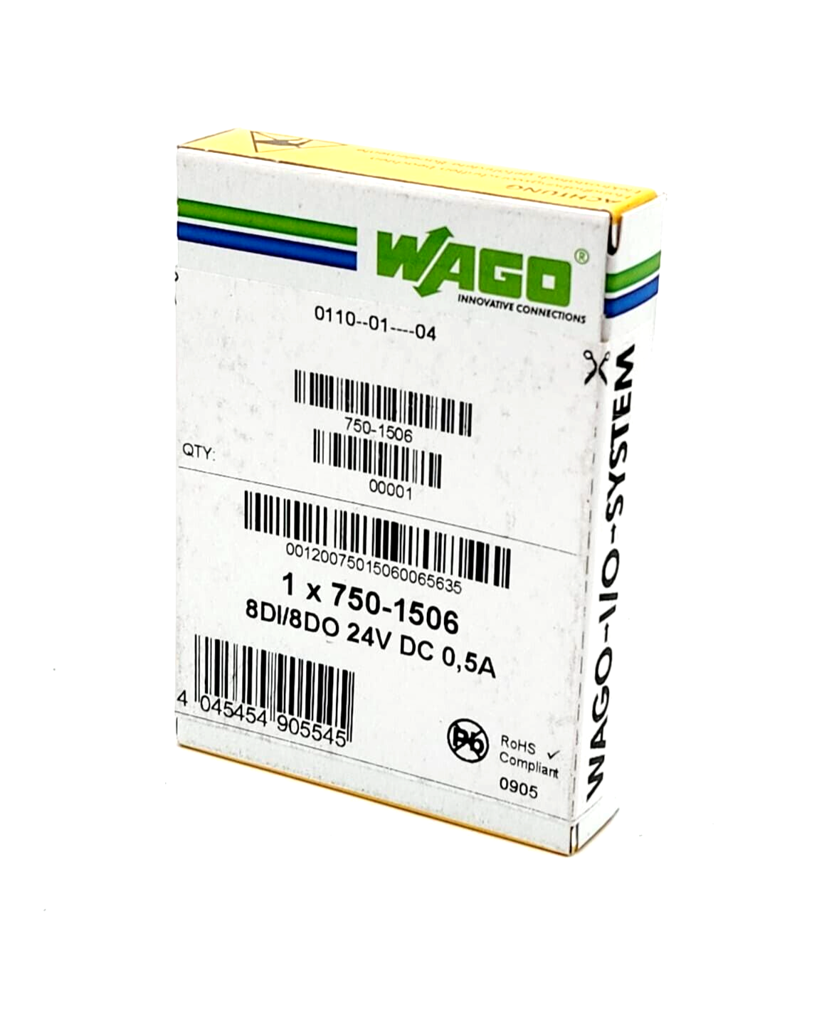 Wago 750-1506 DC 24 V 0,5 A 8-Kanal-Digitalein-/-ausgang - A&T Onlineshop