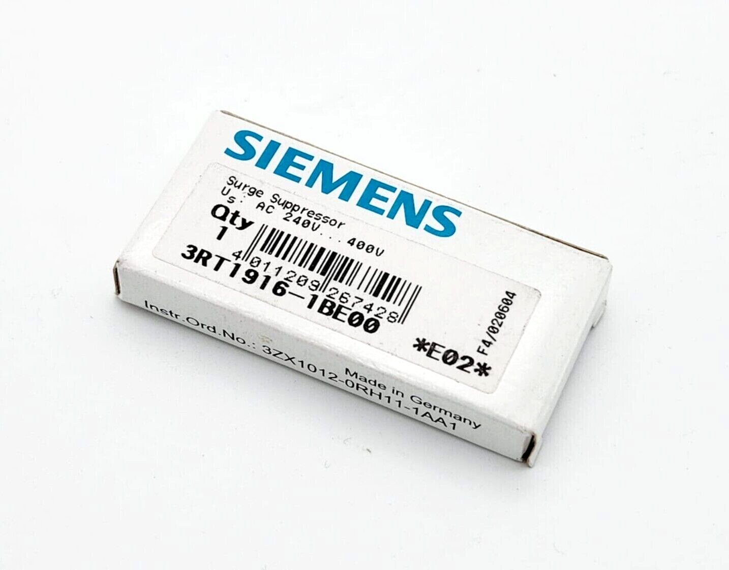 Siemens 3RT1916-1BE00 Varistor, AC 240...400 V - A&T Onlineshop