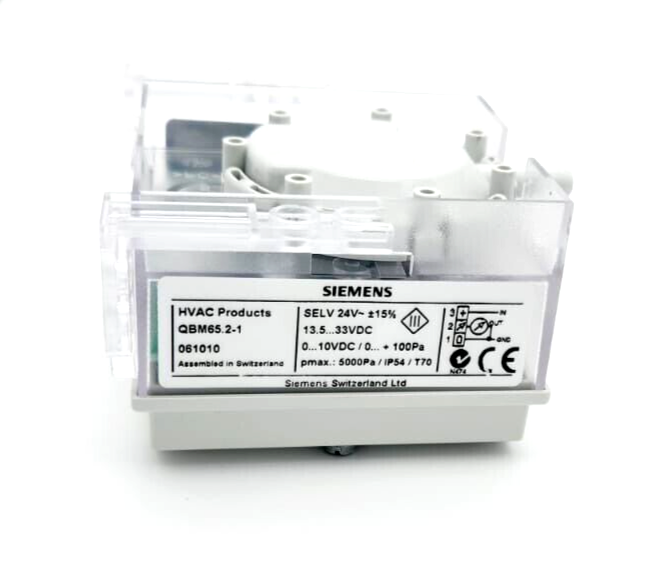 Siemens QBM65.2-1 Luftkanaldruckdifferenzfühler 0...100 Pa - A&T Onlineshop