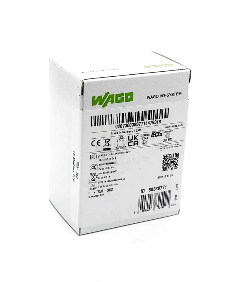 Wago 750-362 Feldbuskoppler Modbus TCP 4. Generation