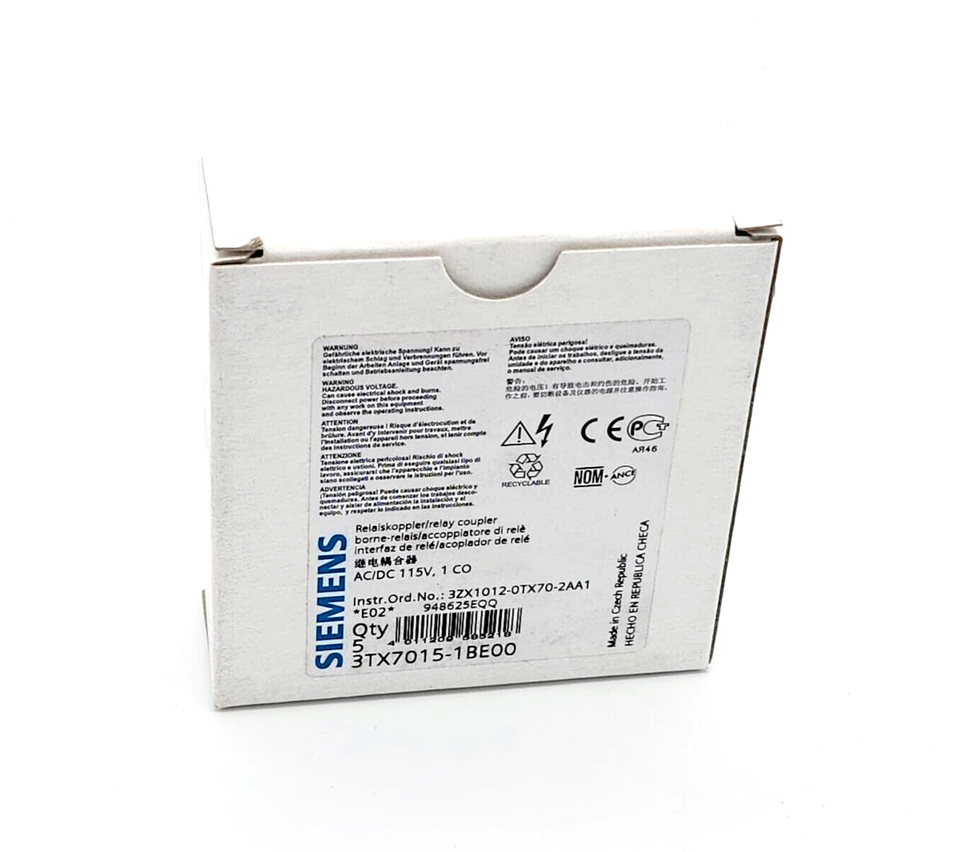 Siemens 3TX7015-1BE00 Relaiskoppler, Auagangskoppler, AC/DC 115 V, (1 Stück) - A&T Onlineshop