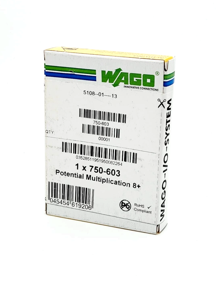 Wago 750-603 Potentialvervielfältigung 8-fach 24 V - A&T Onlineshop