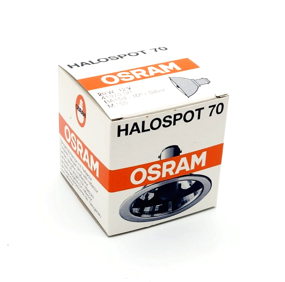 Osram 41970 SP Halospot 70 Halogen 20W 12V BA15d 10° Silber - A&T Onlineshop