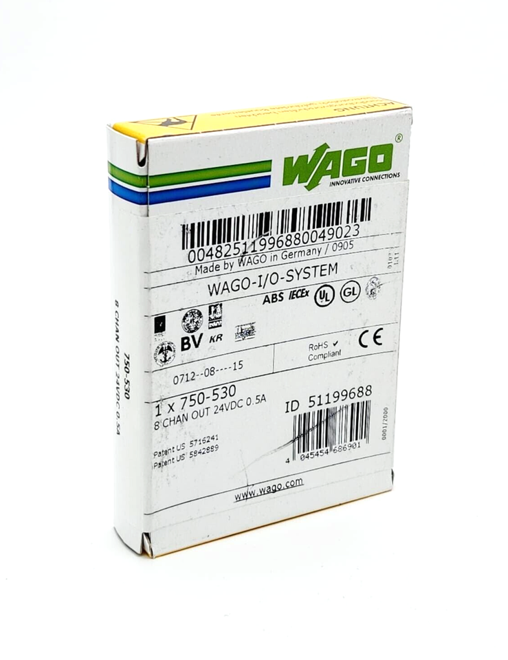 Wago 750-530 8-Kanal-Digitalausgang DC 24 V 0,5 A - A&T Onlineshop