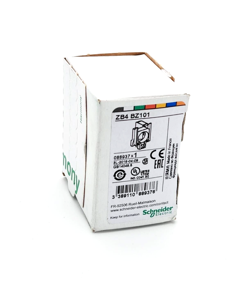 Schneider Electric 088937 ZB4BZ101 Hilfsschalterblock mit Befestigungsflansch - A&T Onlineshop